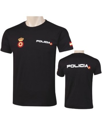 Camiseta Policia Hombre