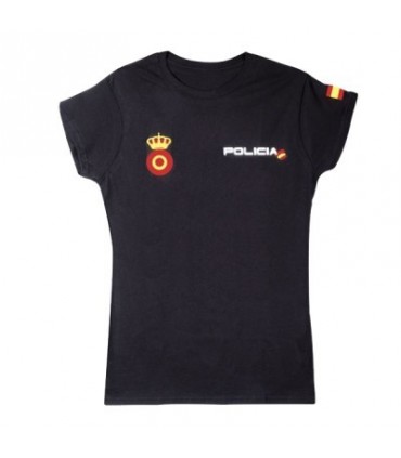 Camiseta Policia Mujer
