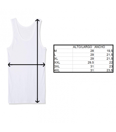 Camiseta Tirantes Lisa Blanca