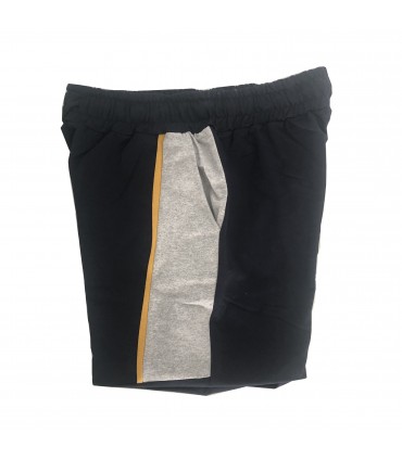 Pantalón deportivo corto Navy - Gris - Amarillo