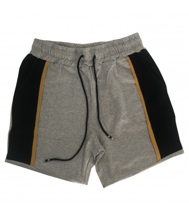 Pantalón deportivo corto Gris - Amarillo - Navy