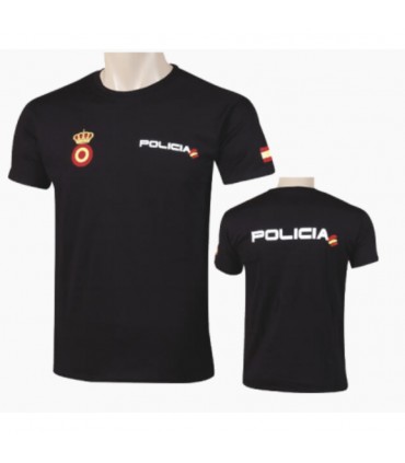 Camiseta Policia Hombre