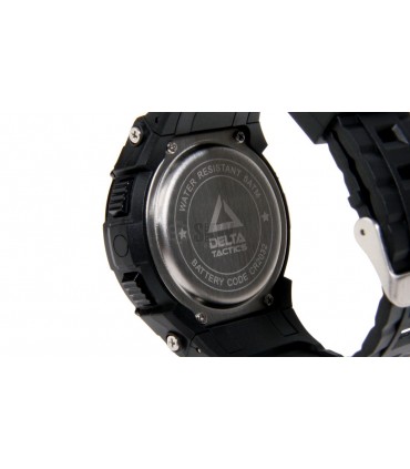 Tactical Clock with Black Podometer