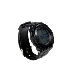 Tactical Clock with Black Podometer