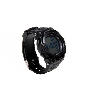 Tactical Clock with Black Podometer