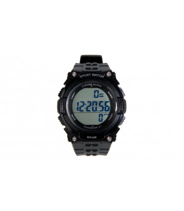 Tactical Clock with Black Podometer