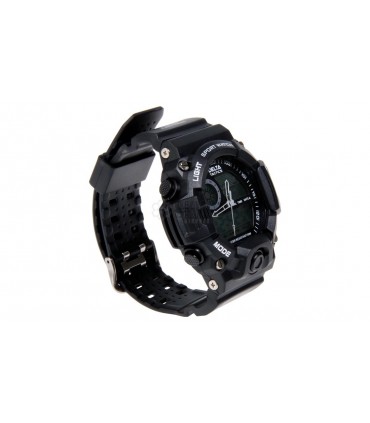 Reloj Táctico Analógico y Digital Negro